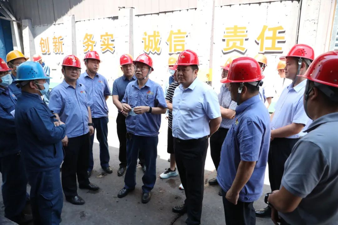 安康市白河縣委常委、宣傳部部長、白河縣廢棄硫鐵礦污染治理工作專班組長、辦公室主任李軍幫一行到公司參觀調(diào)研