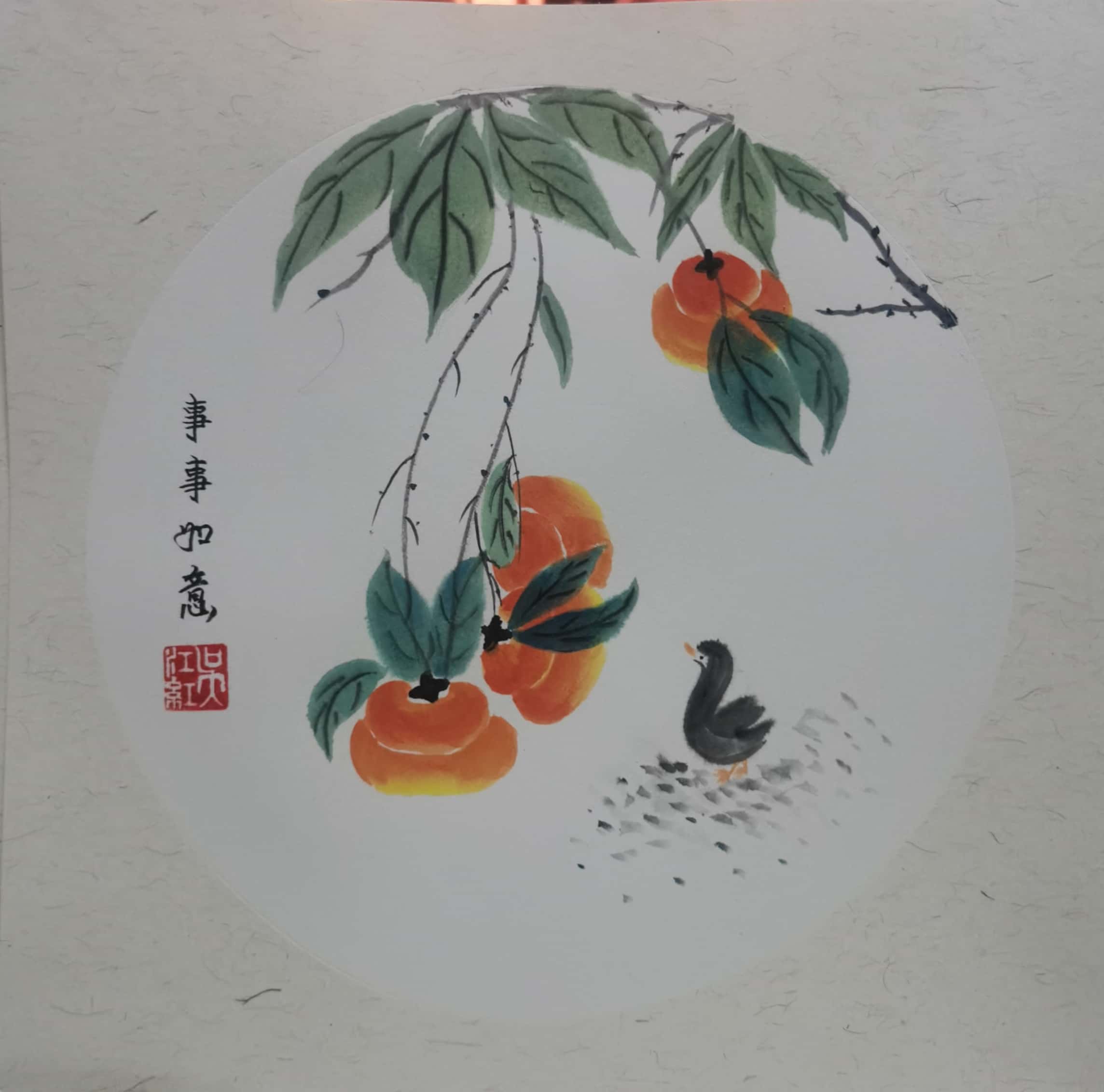畫“梅蘭竹菊”君子氣節(jié)  揚干凈清爽廉潔之風