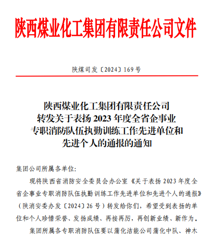 喜訊！漢鋼公司應(yīng)急救援中心榮獲多項殊榮