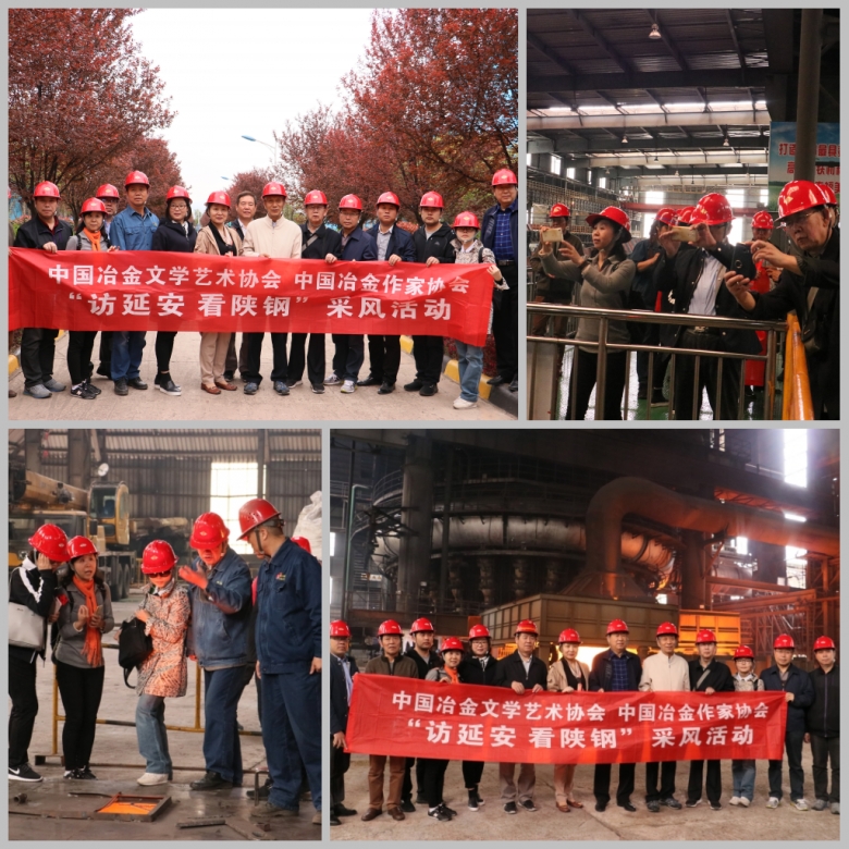 中國冶金文協(xié)、作協(xié)“訪延安 看陜鋼”采風(fēng)活動走進(jìn)陜鋼集團(tuán)漢鋼公司